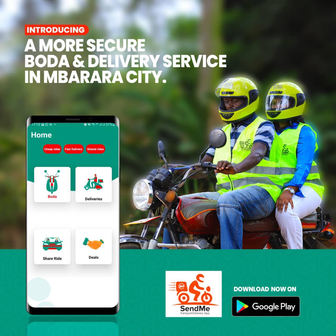 AbookiMaggie's tweet photo. Affordable and fast boda transport delivery services are now in Mbarara City. With #SendMeApp ,you get affordability and safety at ago. operations start today to ride with us use the link below to download the appππ: https://t.co/vKRA8B9JwW for more Dm @rutebemberwa https://t.co/2N69yBIrFk