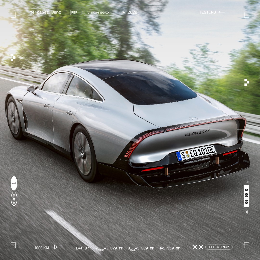 MercedesBenz's tweet photo. Our #VISIONEQXX is currently undergoing advanced on-road testing to further improve its efficiency.
#MercedesBenz #LeadInElectric #FutureMobility https://t.co/ATRr8YuWZo