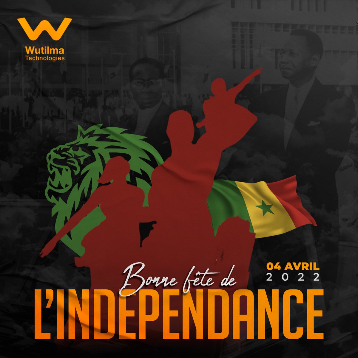 wutilma's tweet photo. C’est la fête de l’indépendance du Sénégal aujourd’hui. Une pensée à tous nos braves résistants qui ont travaillé pour en arriver là.

#senegal #servicedomicile #dakar #emploi #serviceentreprise #westafrica #team221 #africa #fisha #wutilma #service #offreservice #kebetu #ndakarou https://t.co/v9xXrszv2e