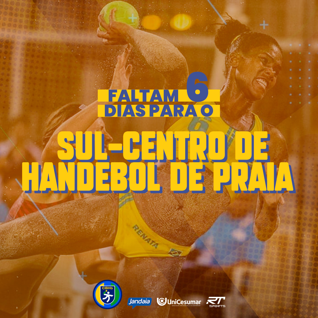 Faltam 6 dias para o Sul-Centro Adulto de Handebol de Praia!

A competição é c... instagram.com/p/Cb7F-8ArCn6