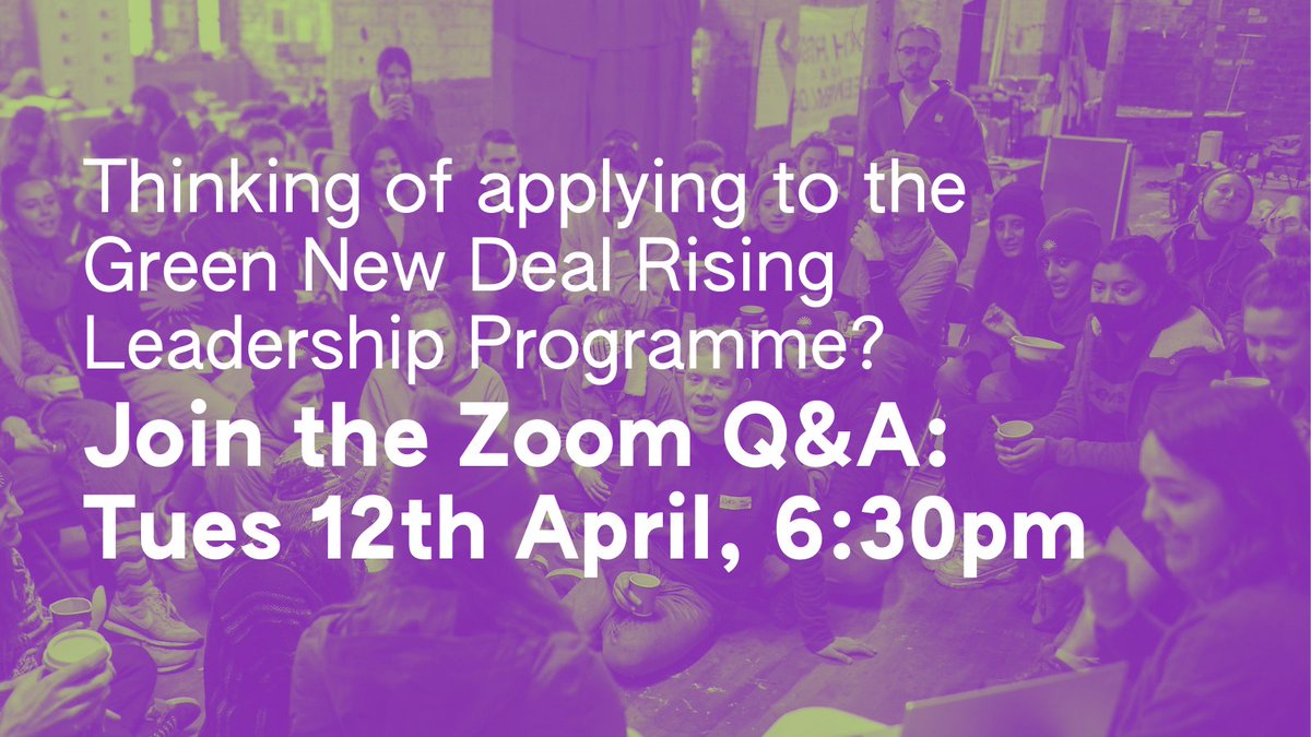 GNDRising's tweet photo. Just 2 WEEKS LEFT to apply for our Leadership Programme!

We're recruiting 40 young people from 10 places in the UK to take part in this fully-funded campaign training programme. No experience needed, just passion for climate and social justice!

Q+A: https://t.co/6pnECBLqeS https://t.co/eVegdcJsrX