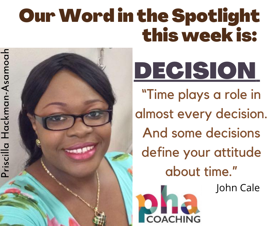 phacoaching's tweet photo. We are faced with decision making every single  day. Interestingly, some of the tiny decisions we make go a long way to impact the future - our future - us, and those around us. https://t.co/CFmDqTWhlZ
