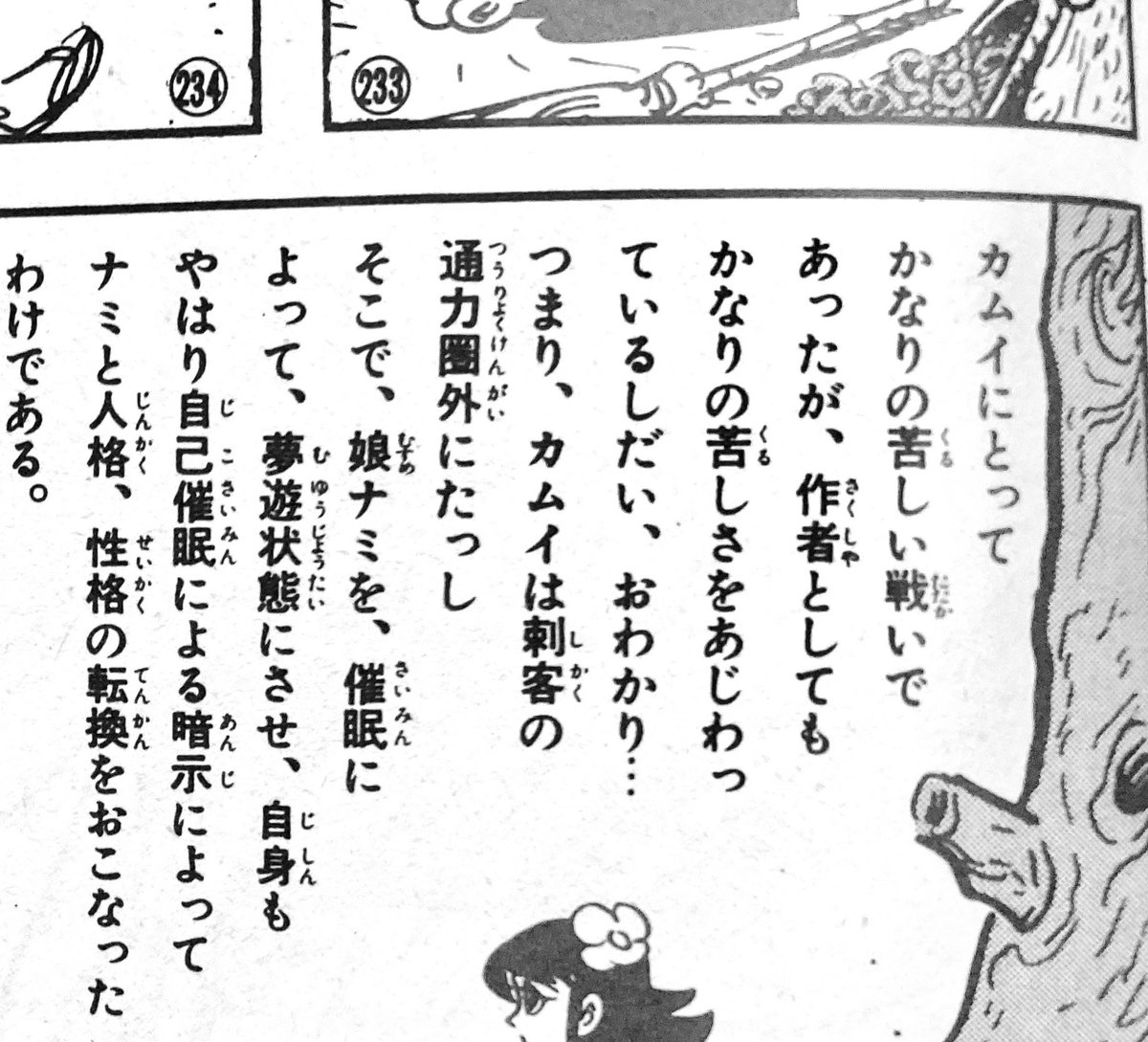 この、突如作者が語り始めるのが白土三平の最大の強み…というかなんというか面白いからこれで良し。 