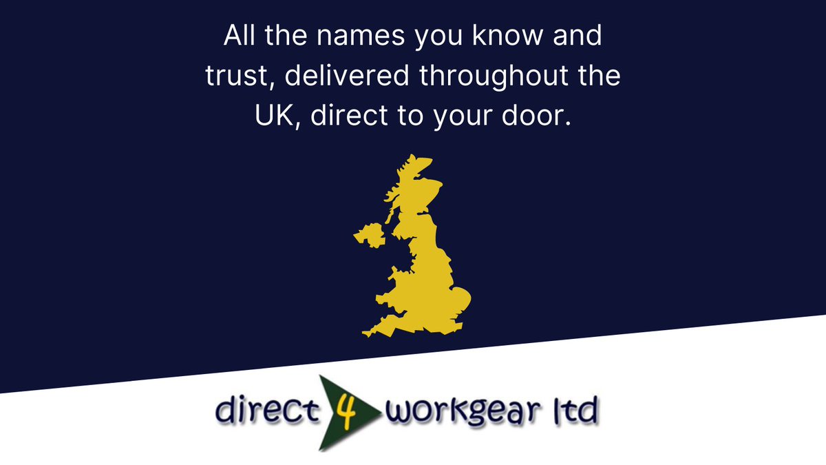 direct4workgear's tweet photo. Everything you need to get the job done, delivered to throughout the UK, direct to your door 👍
Check us out! https://t.co/SK7BBJBm9g https://t.co/Z0GX0YSGQs