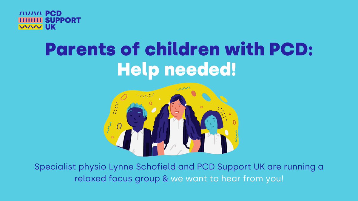PCD_UK's tweet photo. Parents of children with PCD: help needed! 

If you have 1hr to spare on Mon 11th April or Weds 4th May to talk about your child's experience of physio we want to speak to you. Read more &amp; sign up here!: https://t.co/h80DT202Ll 

#PCD @lmschof @PcdPhysio https://t.co/kHwqccYE9J