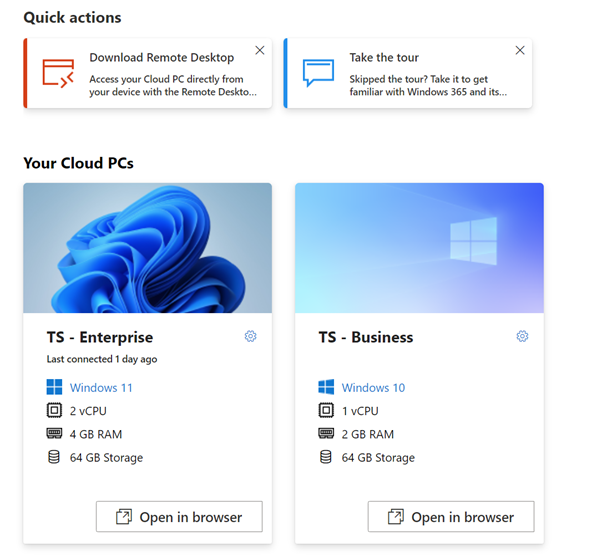 foundationit's tweet photo. Our latest blog dives into Windows 365 (Cloud PC) and compares the functionality to AVD, analyses the differences between business and enterprise tier and reviews the user experience. https://t.co/8VvJXlOUhq  Kudos to @TobySkerritt for the technical review. #w365 #AVD #cloudpc https://t.co/uK5tpRY73n