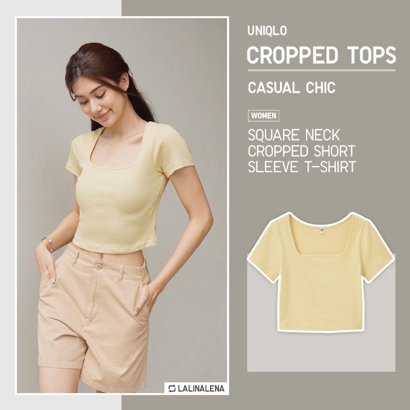 UniqloThailand's tweet photo. พร้อมรับซัมเมอร์นี้ ให้สุดชิคกับ Summer Look อินเทรนด์ด้วยเสื้อครอปหลากสีหลายสไตล์ ให้คุณเลือกแมทช์ได้สนุก ดูดี มั่นใจ ได้ในแบบสไตล์คุณ

#UniqloThailand #UniqloCroppedTops #ShineYourConfidence #CroppedTops #เสื้อครอป