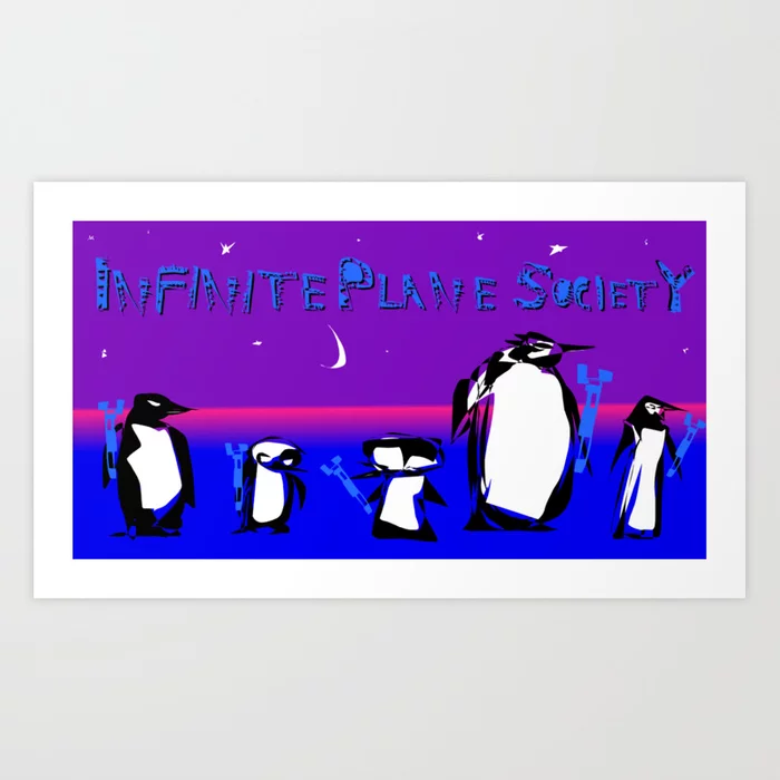 metascripted's tweet photo. Infinite Plane Society, Penguinati Art Print https://t.co/vG1N3cs0ah #art #nft #penguinati #timozman https://t.co/iqOm1vJzy2