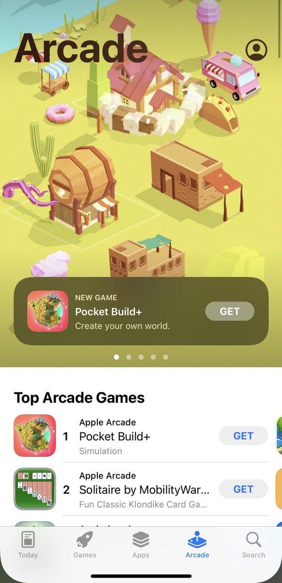 JVekaria's tweet photo. Pocket Build+ is currently the #1 game on @AppleArcade! Thank you to everyone at Apple, Moonbear, and all our players &amp; supporters. https://t.co/3ZEglRj3Js
