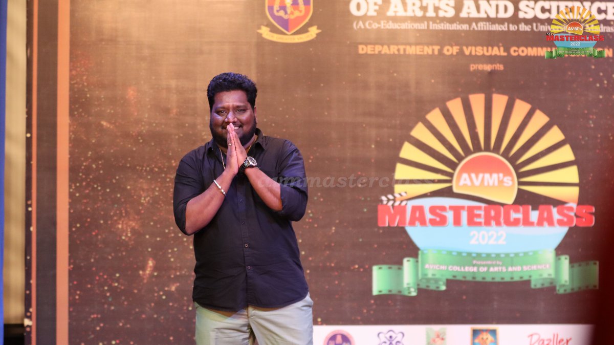 avmmasterclass's tweet photo. Day 3:
"The Blacksheep's Story"😍🤩🥳
The Master for this session was Mr. Vigneshkanth, who came with his team mates Chutti Aravind, Narendra Prasanth and Vijay. He leads India's only YouTube channel with regional value and OTT platform. https://t.co/OJBEY9otgO