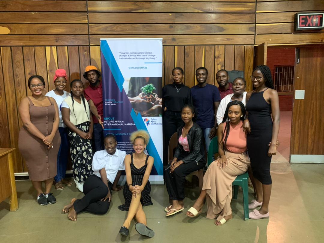futureafricanam's tweet photo. Future Africa International Namibia (UNAM) Society last week conducted its first official meeting where they came together to form structures through democratic processes. Congratulations Leaders! #buildingthenamibianamibiawants #TheAfricaWeWant #students2022 #UNAM https://t.co/zj32cur6VI