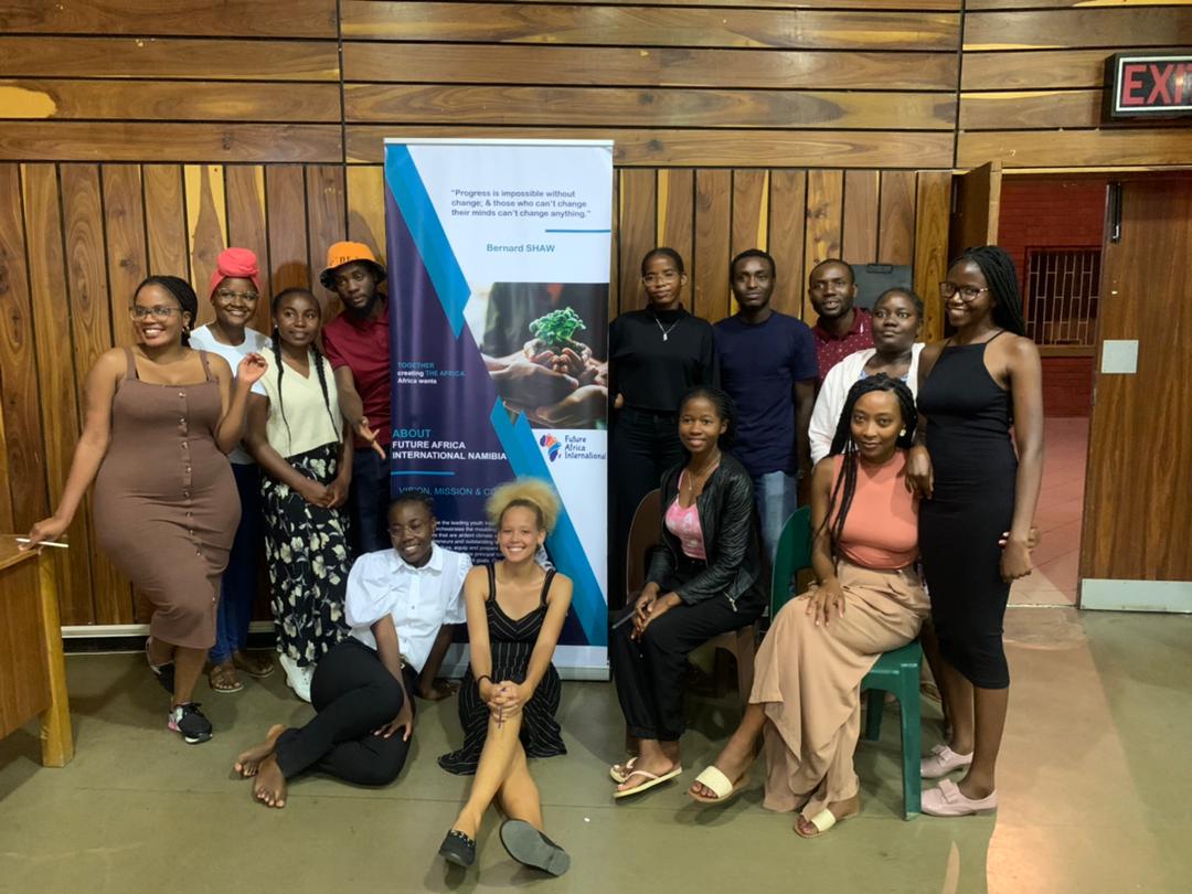 futureafricanam's tweet photo. Future Africa International Namibia (UNAM) Society last week conducted its first official meeting where they came together to form structures through democratic processes. Congratulations Leaders! #buildingthenamibianamibiawants #TheAfricaWeWant #students2022 #UNAM https://t.co/zj32cur6VI