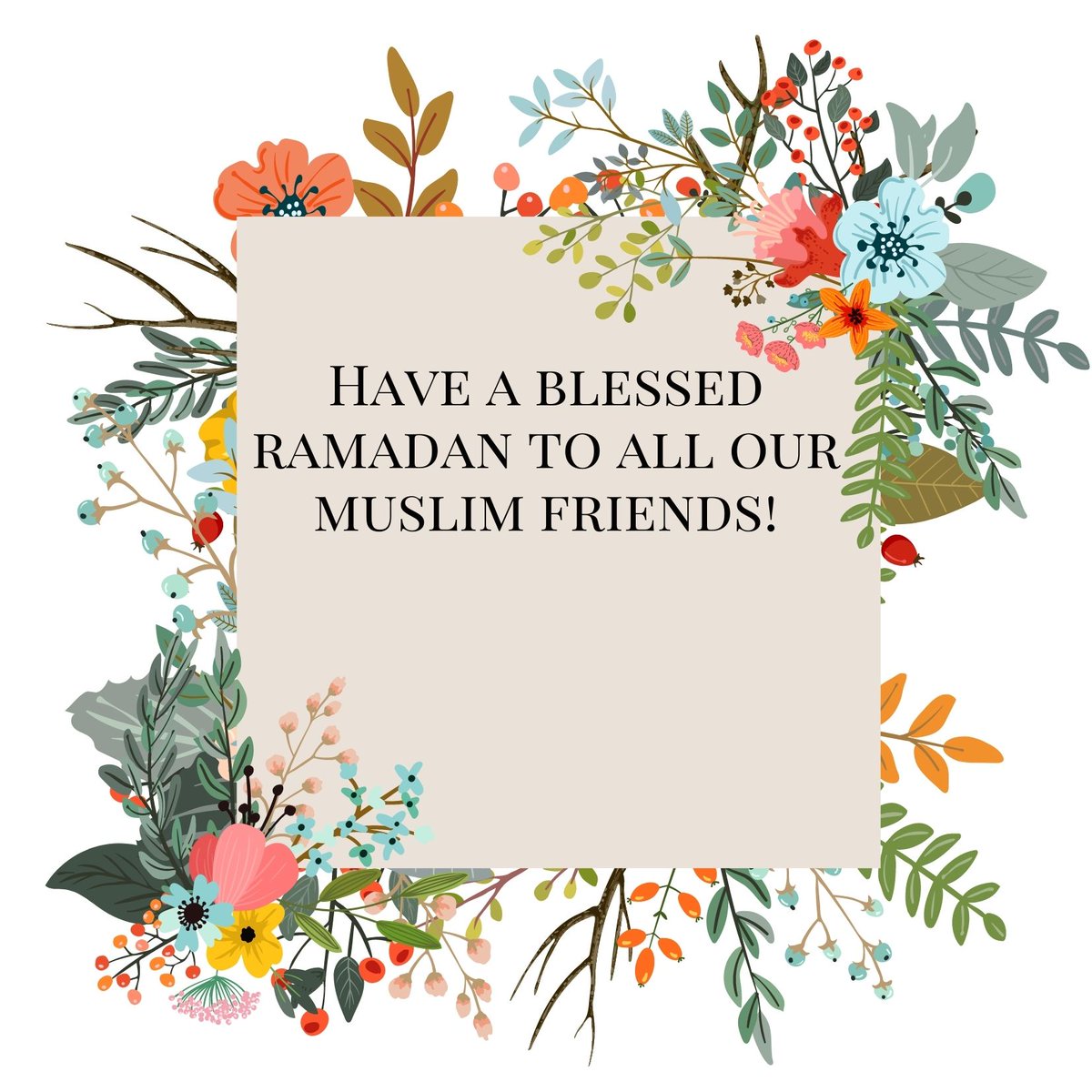 Ramadan Mubarak to all those observing!