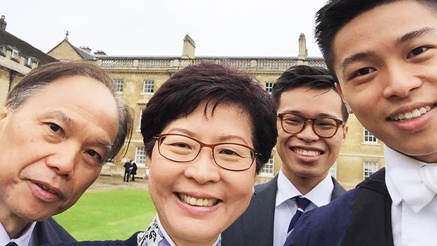krislc's tweet photo. Family first, that was her consideration not to run, says Carrie Lam. We all know what “family first” means when it comes to politicians, the last Hong Kong leader CY Leung left giving the same reason. Just not sure how the Lams will welcome her back, a self-proclaimed workaholic https://t.co/r7I9D3nzu0