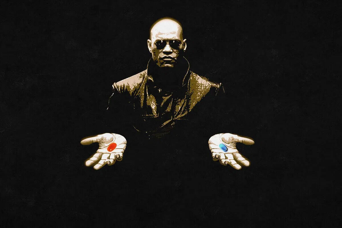 морфиус предложит выбрать. матрица морфеус таблетки. нео и морфеус таблетки. морфиус предложит выбрать. красная и синяя таблетка матрица.