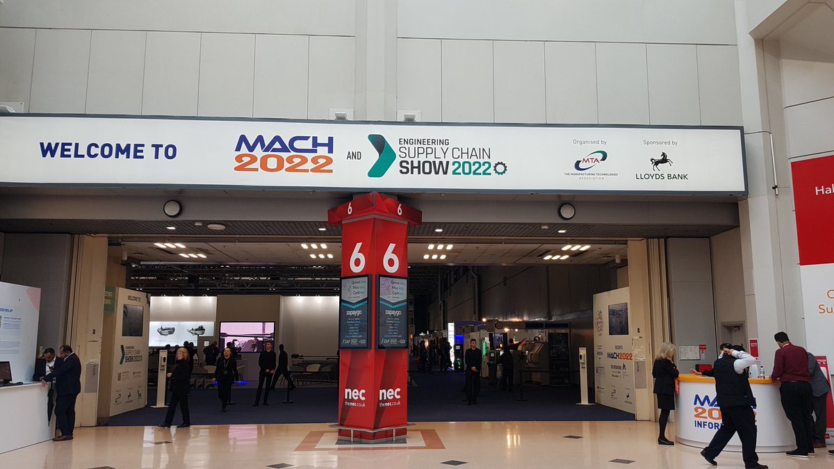 Machinerytweets's tweet image. MACH 2022 is open! The Machinery team is looking forward to the next five days at the NEC #MACH2022 #mach #manufacturing #technology #ukmfg @mta_uk
