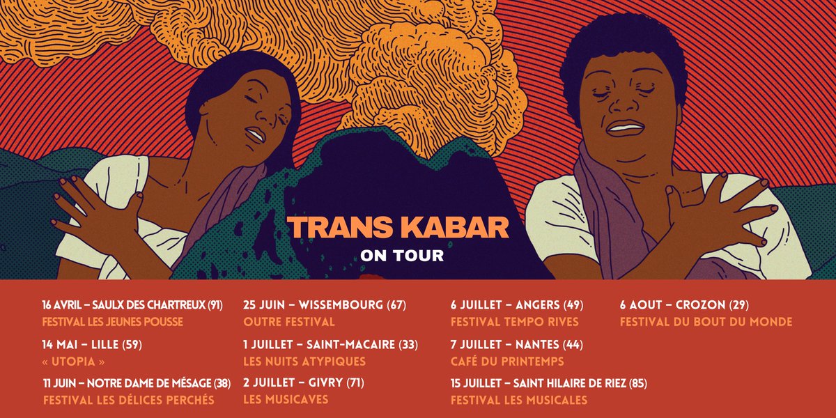 KabarTrans's tweet photo. Nos prochains concerts ! 
#maloya #rock #live 
@CieDiscobole @azimuthprod @modulormusic https://t.co/kZlmFpsDAU