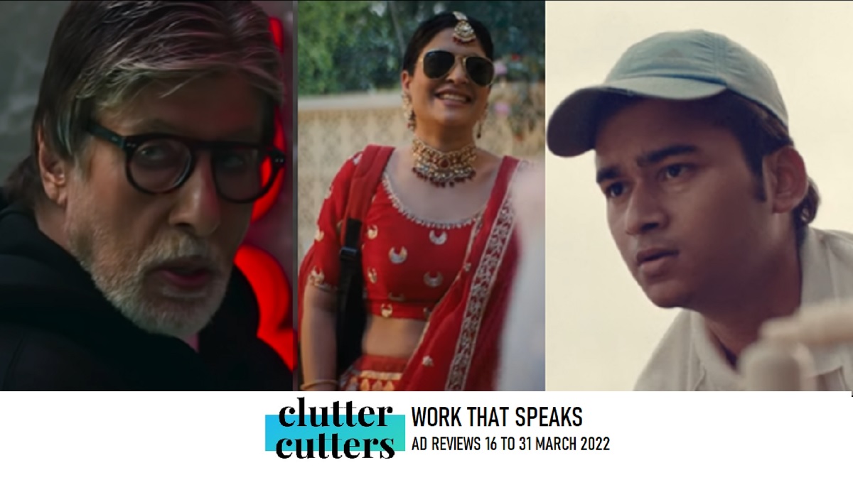 ClutterCutters's tweet photo. Work That Speaks | #AdReviews | 16 To 31 March 2022 #WorkThatSpeaks
https://t.co/Ig6YlPVtgu https://t.co/8VKVXlc7Tu