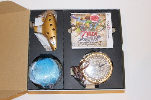 OkenCosplay's tweet photo. Vendo edición japonesa de Hyrule Warriors con todo el contenido. La foto nk es mía pero para que os hagáis una idea de lo que trae. https://t.co/sPs1tRaGAr
