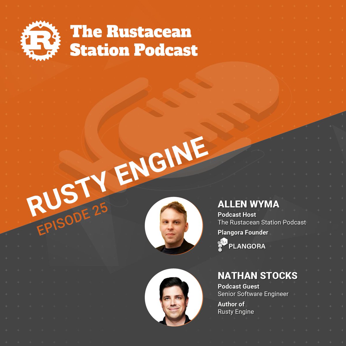 Plangora's tweet photo. Hi everyone, we had talked with Nathan Stocks @nathanstocks about an engine he created “Rusty Engine”.
Listen now:
https://t.co/ZObLsBE2UA
#developer #coding #appdev #appdeveloepment #plangora #allenwyma #code #app #software #podcast #Rust #Rustaceans #nathanstocks #rustyengine https://t.co/lSCuy0E4oW