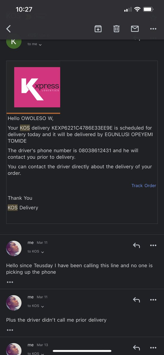 devcrypto5549's tweet photo. @Kxpressng The service is really poor tbh 
I called the driver number and he’s telling me that he can’t deliver that he’s bike is faulty and it’s a month now https://t.co/ov1FpRqEEc