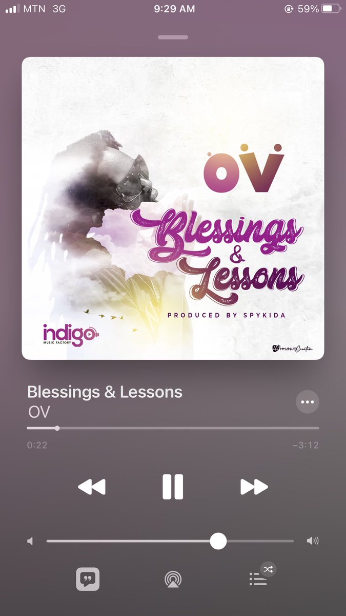 khobbyace's tweet photo. On repeat !! @ov_music_ is a GEM ๐
#BlessingsandLessons https://t.co/g9FjC4Ut21