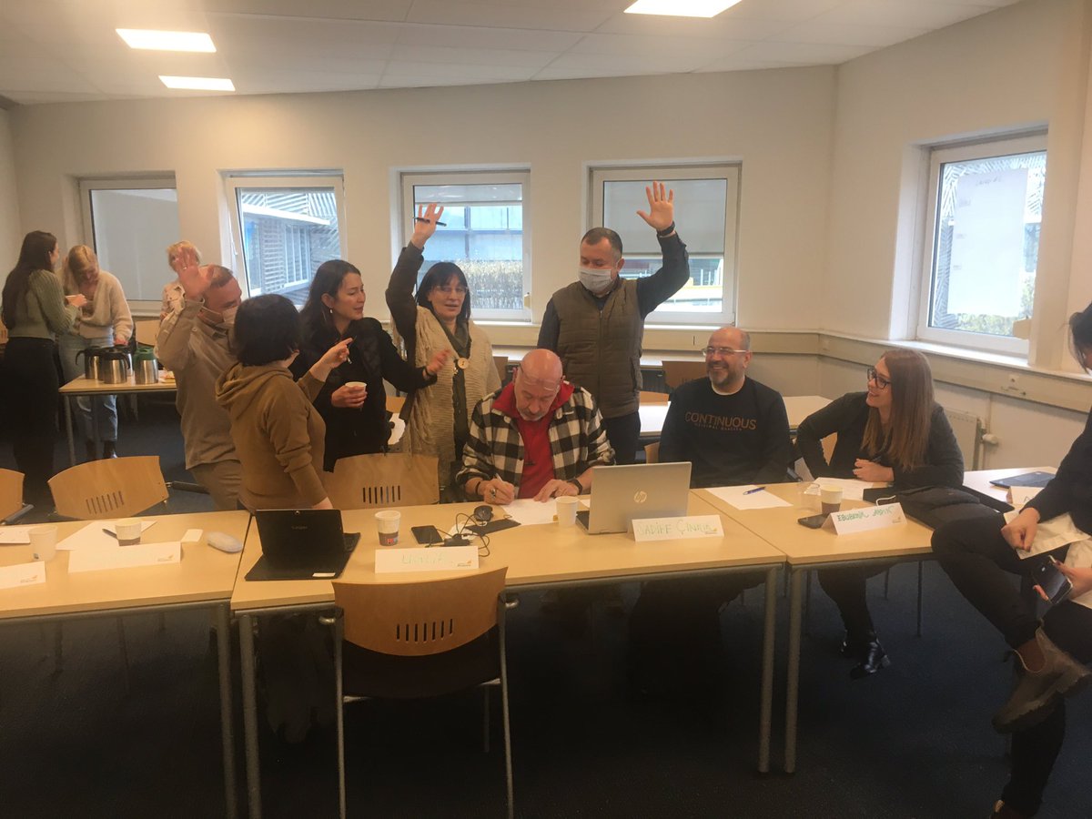 Our second meeting is about positive behavioral support <a href="/Gazi_Universite/">Gazi Üniversitesi</a> <a href="/ulusalajans/">Türkiye Ulusal Ajansı 🇹🇷 Turkish NA</a> #erasmusplus projemizin ikinci eğitimi okul çapında olumlu davranışsal desteği konusunda