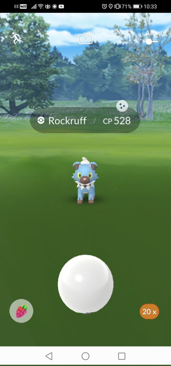 A_Nekobitch's tweet photo. Thank you too my poke friends who joined rockruff. Let's raid more together and hunt them shinys. 2nd blue pup. #pokemongo #shinypokemon #rockruffraid https://t.co/QV4IIFMjLO