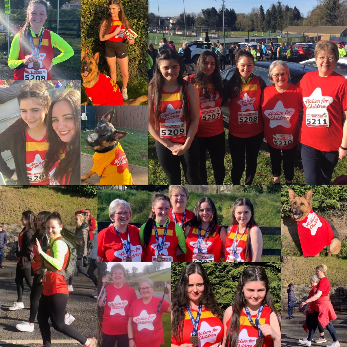 We want to say a massive THANK YOU to Seana Connor, Patricia McAroe, Eileen McKenna, Jackki Crighton and Trinity Connor for completing the Omagh Half Marathon &amp; 5K yesterday in aid of Action for Children. It is not too late to donate. Simply visit: justgiving.com/fundraising/ac…