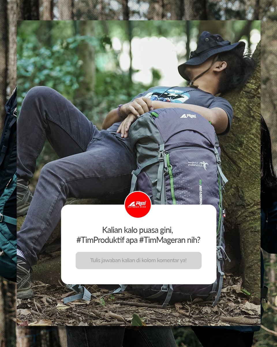 Memasuki waktu Indonesia bagian 'ngabuburit'⁠
⁠
Mending #SharingSenin sama mimin yuk, kalian kalo bulan puasa gini malah lebih produktif apa lebih mageran nih?⁠