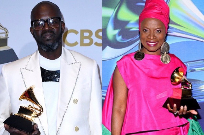 sylvesterchauke's tweet photo. The excellence of it all. ❤️Congratulations @RealBlackCoffee @angeliquekidjo @Trevornoah for continually reminding the African child that as you relentlessly put in the work, the stars align. We celebrate with you and THANK YOU!! 🍾❤️ @RecordingAcad https://t.co/AoTTZeQyZL
