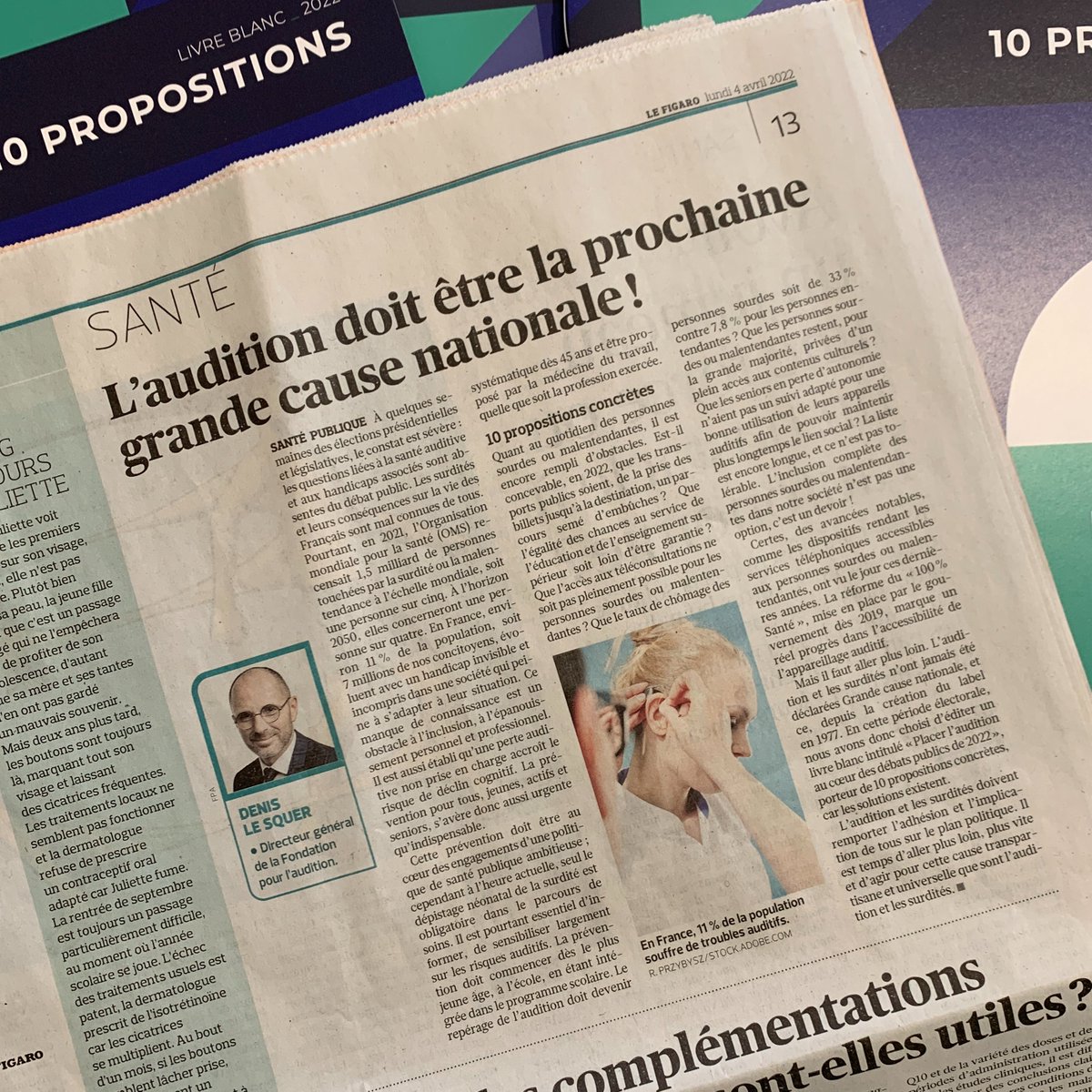 Et découvrez ce jour notre Tribune dans <a href="/LeFigaro_Sante/">Le Figaro Santé</a>, signée de notre Directeur général @SquerDenis, pour faire avancer le sujet dans la société ! 📰