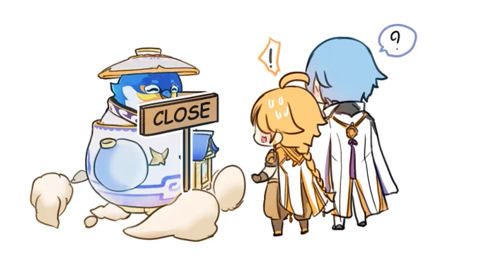 Poor Ayato teapot is close now 😅#ayato 