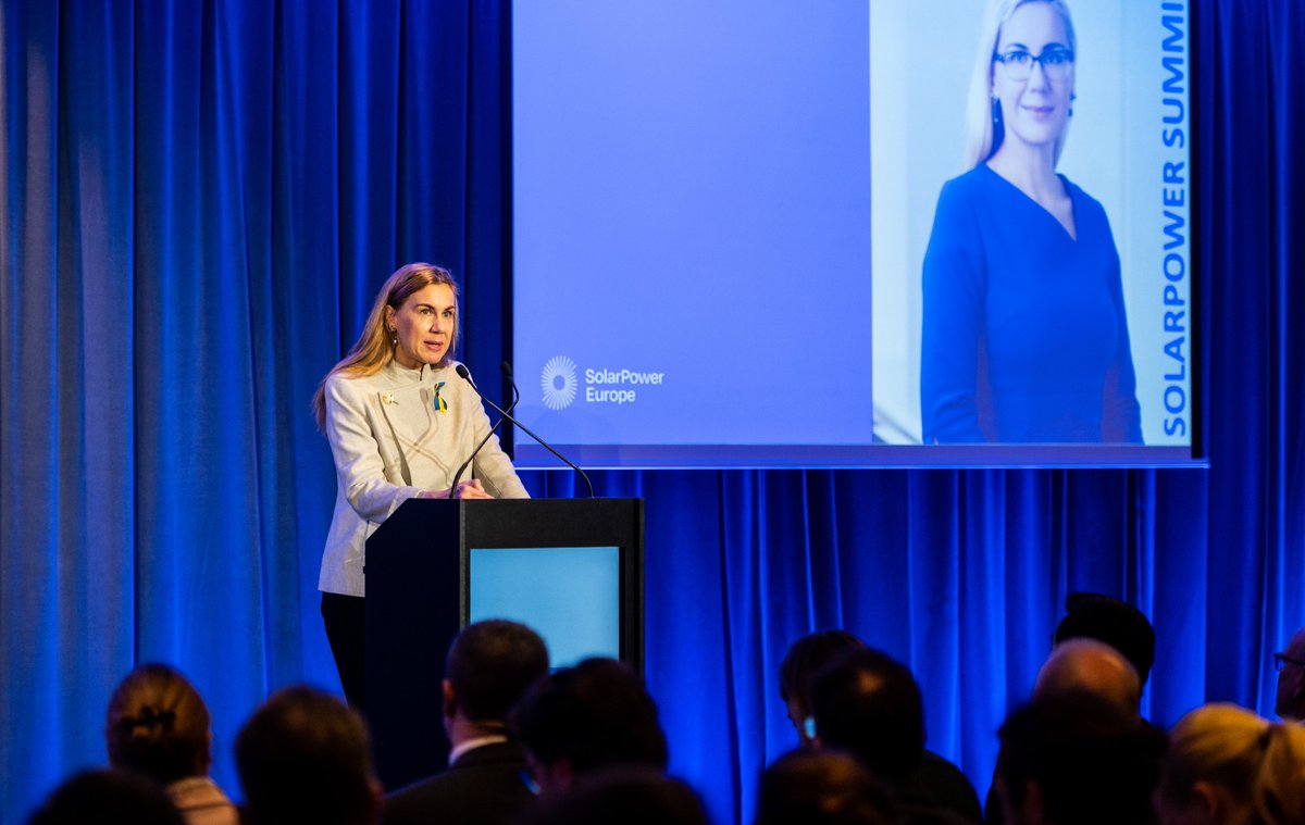 SolarPowerEU's tweet photo. Thank you to everyone who attended the #SolarPowerSummit 🌞

It was a pleasure to see you all in person again and discuss how we can #REPowerEU with 1 TW of solar by 2030!

Photos from event📸https://t.co/Xkb7rWVAcB 

#SolarWeek #EUSolarStrategy #EUSolarInitiative https://t.co/YpGbq4qhqt