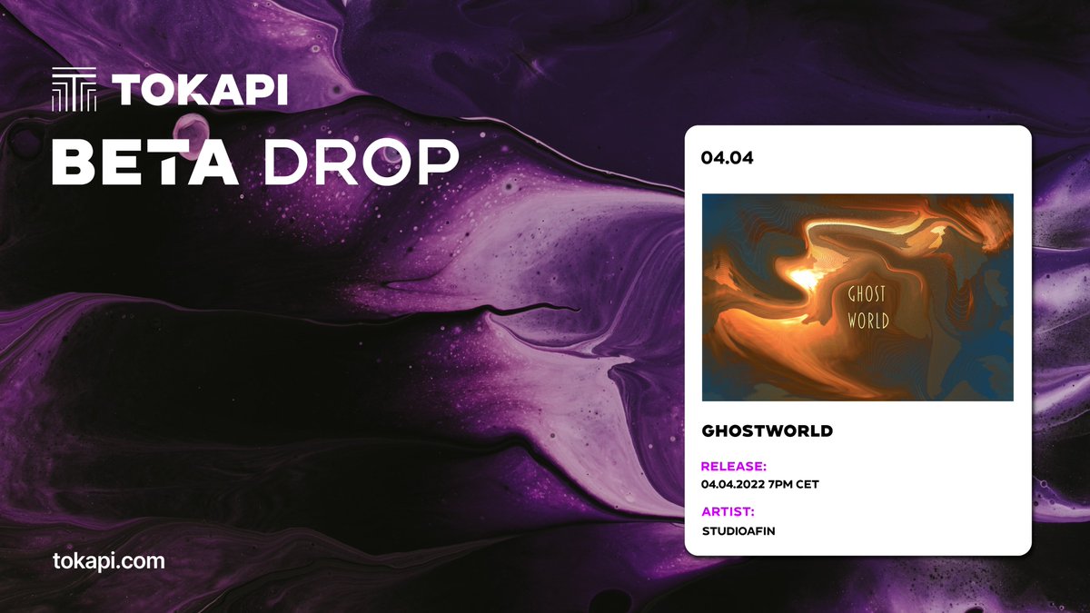 Ready for today's #Drop? 🕖

Expect some extra and special #NFT drops during <a href="/NFCsummit/">NFC SUMMIT - JUNE 4-6 2026 - LISBON</a> 🤩

Ghostworld by <a href="/studioafin/">Alexia Fin</a> will be available this evening, at 7 PM CET.

tokapi.com/drops/9f762209…