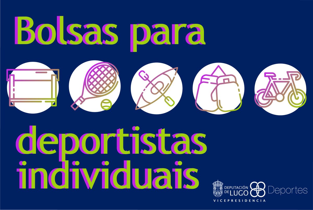 📢Lembrade que temos aberta a convocatoria de #bolsas para #deportistas de modalidades individuais!

185 bolsas, con contías entre os 2.500 e os 300 euros

⏳Prazo aberto ata o 8️⃣ de abril.

ℹ️ deputacionlugo.gal/gl/temas/depor…