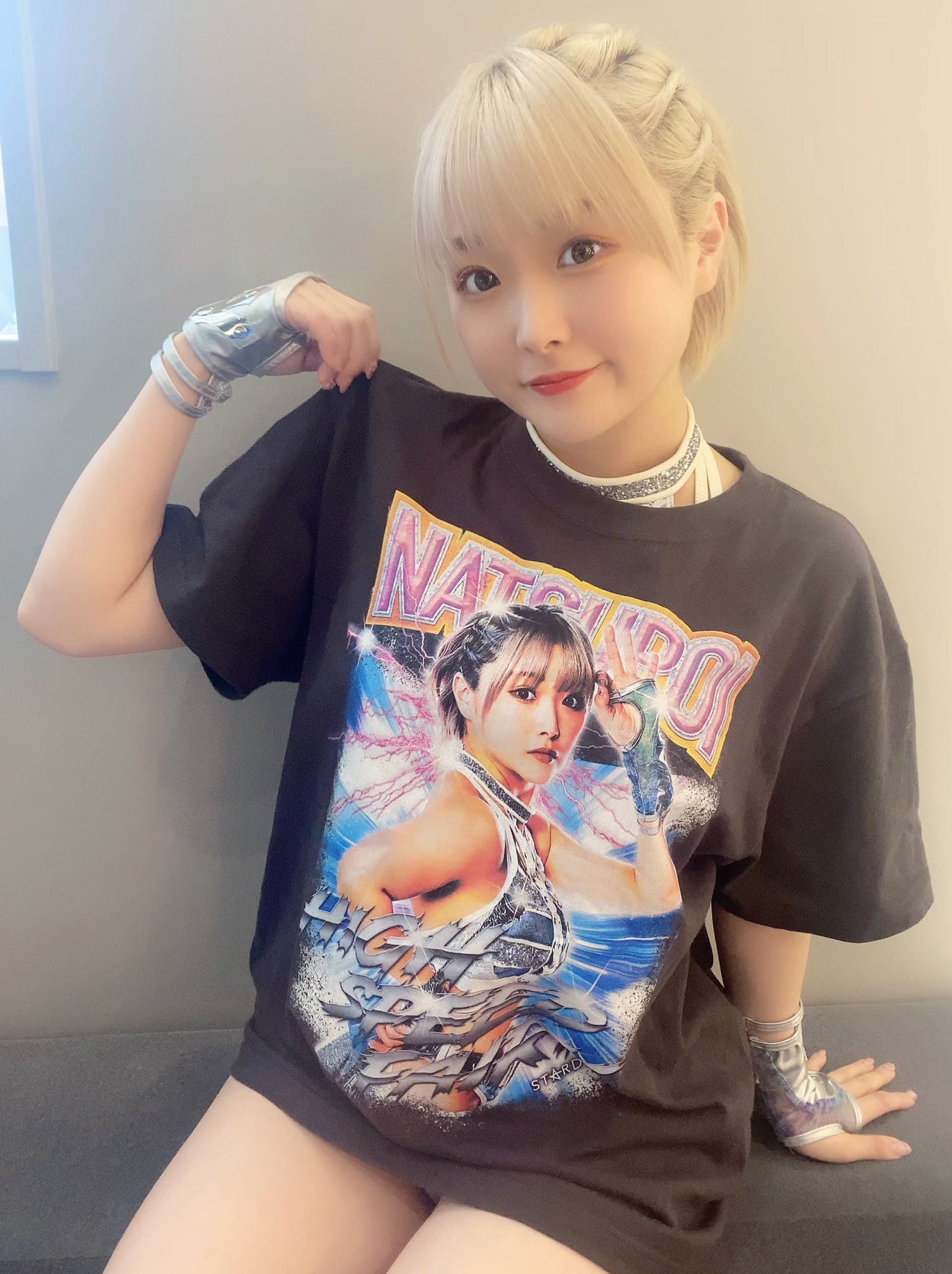 スターダムプロレス なつぽいTシャツ Lサイズ