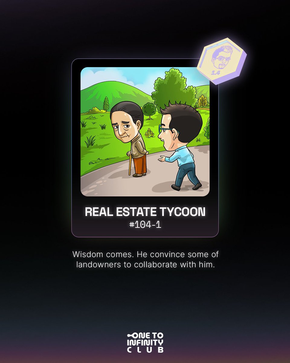 1toinfinityclub's tweet photo. YES. Everyone is fighting their own battles. From a young age, he had been struggling a lot. From life’s pain, risks, failures and rejection.

Find out his secret on Real Estate Tycoon comic series.
👉🏼 https://t.co/fI73VxQvlu

#oticnft #onetotinfinityclub
#NFT #NFTcommunity https://t.co/PkGKtUpDWl