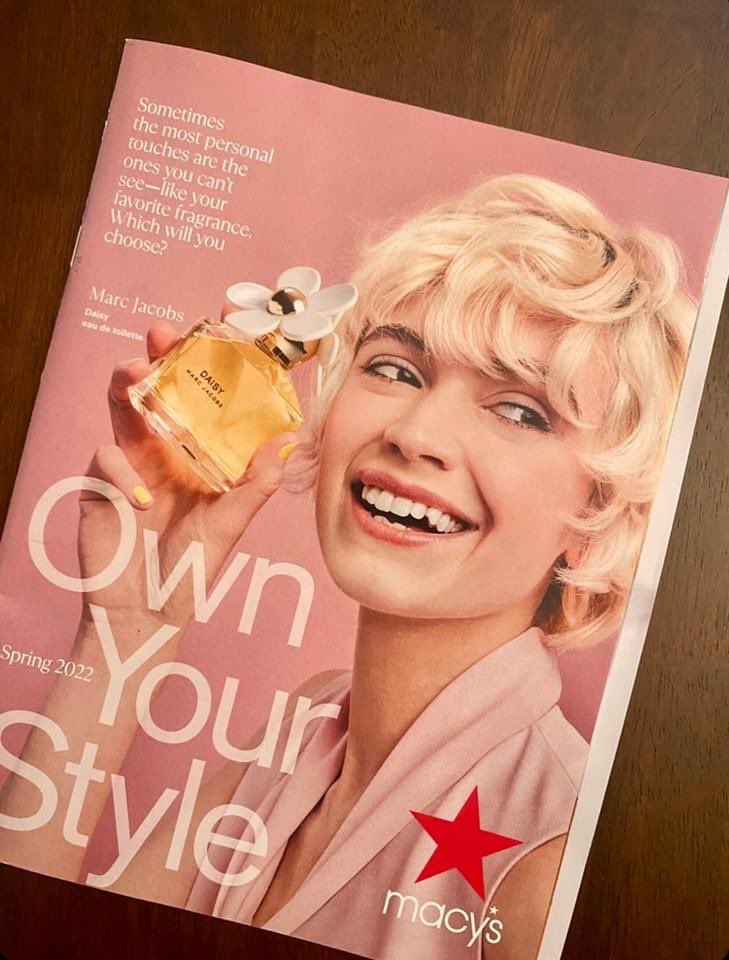 TraceyWestgate's tweet photo. Hey @Macys - how do I get some print copies of your spring catalog? That’s my niece on the cover! 💜 https://t.co/ivrmtBMsok