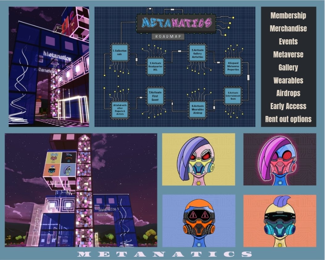 Skiesecho's tweet photo. Check out the @decentraland HQ & Roadmap of @Metanatics
This is a nftproject I can't wait for it to come out.
#NFT #Decentraland https://t.co/F2lHQ4H9ZV