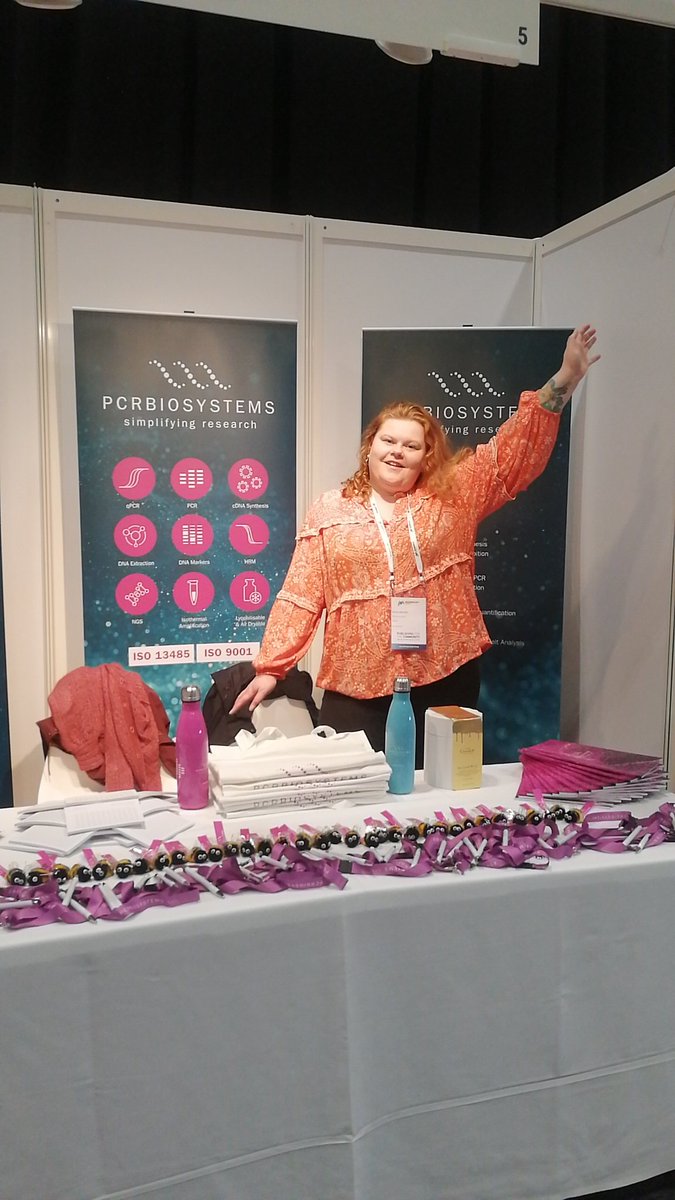 PCR_Biosystems's tweet photo. We are excited to welcome you at the #Microbio22 today. Come visit us at Stand 5, say hi and learn about how our kits and reagents can help you in your microbiome research.
Also, do look out for our Golden Ticket competition and give-aways.
@MicrobioSoc #SimplifyingResearch https://t.co/KUgHbF20VL