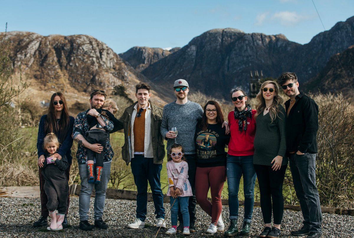 On our wee holidays.