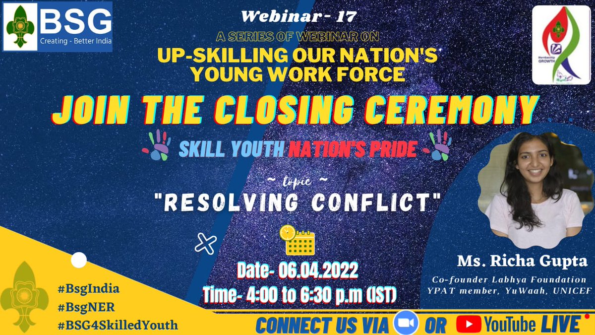 Analendra's tweet photo. Presence of BSG India members highly expected.@bsgnhq @bsgner1 @MSDESkillIndia https://t.co/5QXnM5u0b4