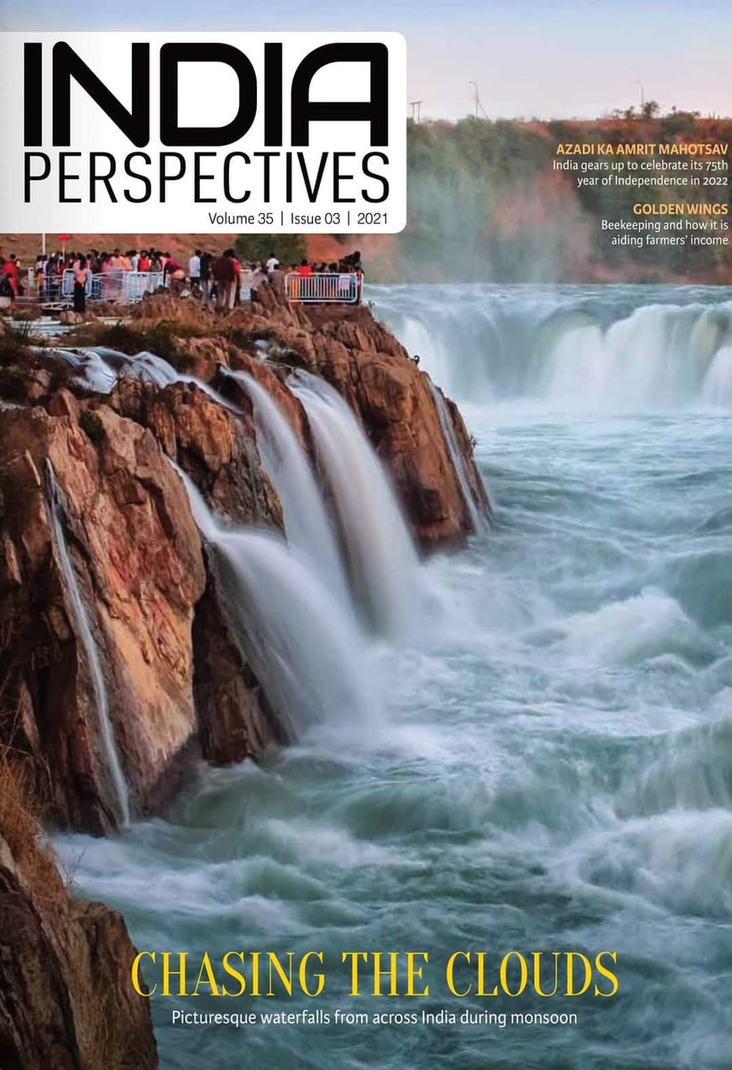 IndiaInTurkiye's tweet photo. Check out the 3rd issue of India Perspectives Magazine for year 2021 published by @MEAIndia at https://t.co/FWaowkGnKM

India Perspectives is the flagship magazine of #MEAIndia. It is available on mobile platforms and app stores in 16 languages.

#IndiaPerspectives
#AmritMahotsav https://t.co/yzakSIxSSi