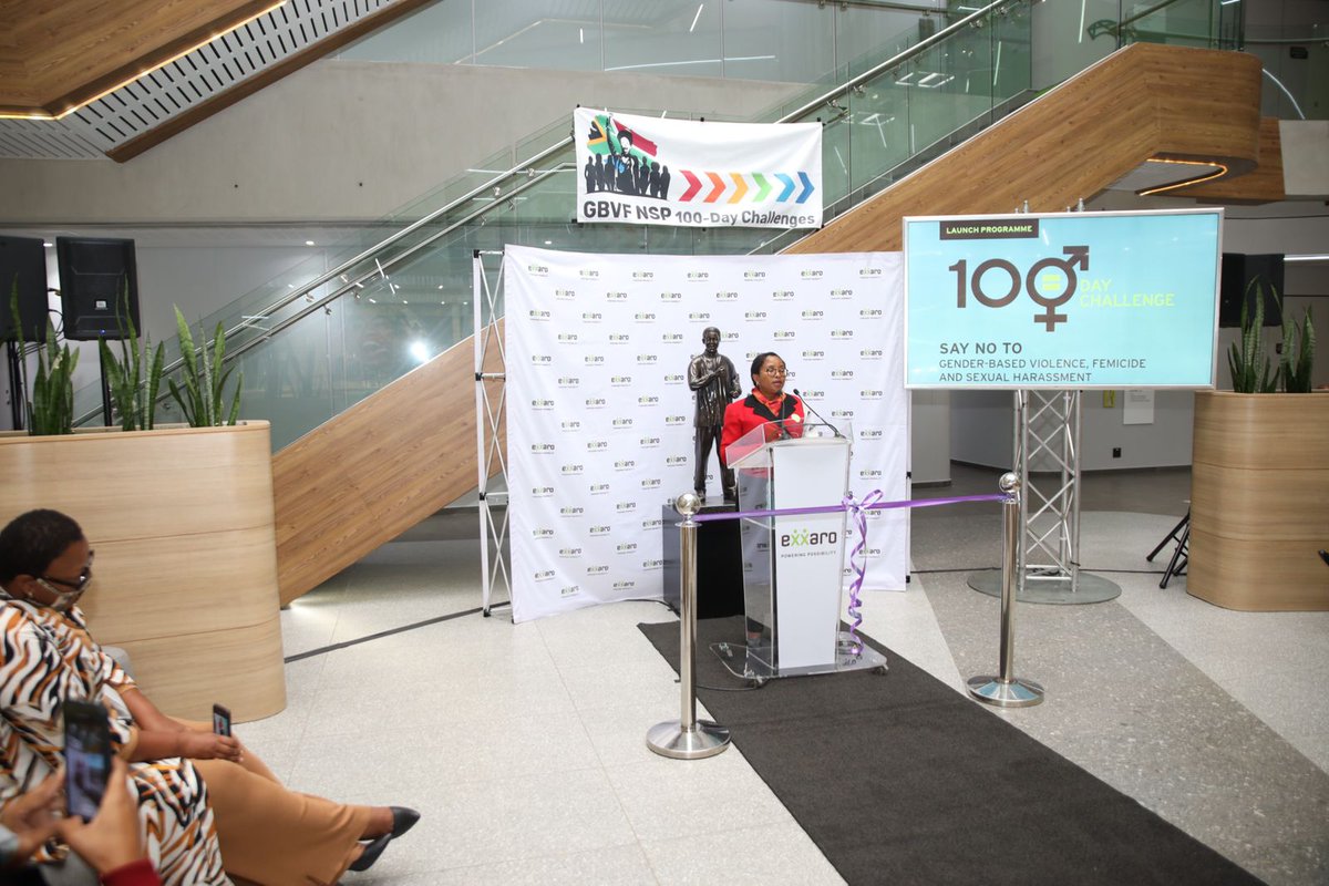 ExxaroResources's tweet photo. The @PresidencyZA thanks us for our advanced contributions that grants the Vision of Change and commitment to the #GBVF100DaysChallenge an initiative that empowers the voiceless. https://t.co/G80VEXy6oT