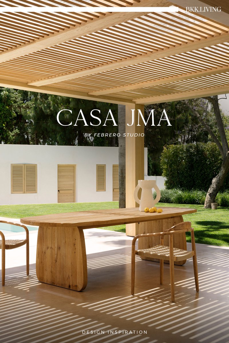 bkkmenuliving's tweet photo. Slow Life ไปกับบ้านพักตากอากาศในฝัน ‘Casa JMA’ ที่ออกแบบมาให้ผู้เข้าพักได้สัมผัสประสบการณ์ความผ่อนคลาย และตัดขาดจากความวุ่นวายในประเทศสเปน
.
All Photos by https://t.co/yGvx6pxLUi
.
https://t.co/YGxQ6hRmRX
.
#BKKLIVING #DesignInspiration #Architecture #CasaJMA #FebreroStudio https://t.co/XOZj0X5TbM