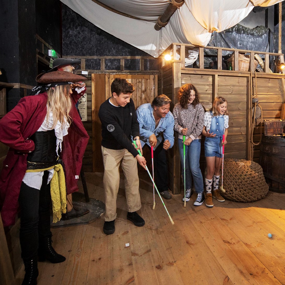 Challenge your friends and family to a round of #AdventureGolf at Pirate’s Quest during the #EasterHolidays. Open daily, book online now bit.ly/2IZxvxP