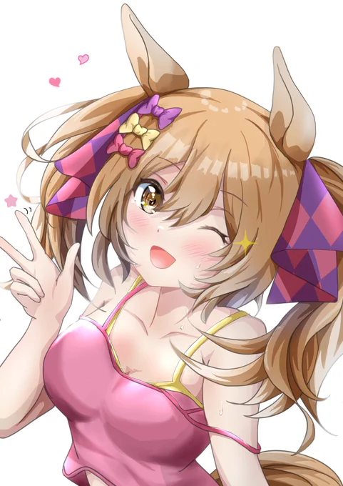 #ウマ娘 
#スマートファルコン生誕祭2022 
#イラスト 
ファル子の笑顔をおすそ分け
おめでとー 
