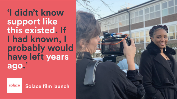 SolaceWomensAid's tweet photo. *Trigger Warning* For many women and children experiencing domestic abuse, finding the help they need is lifesaving. Watch our new charity film click here https://t.co/iEGz5UE1vu #EndVAWG #CharityFilm #RollNine https://t.co/S2gJH7MPwO