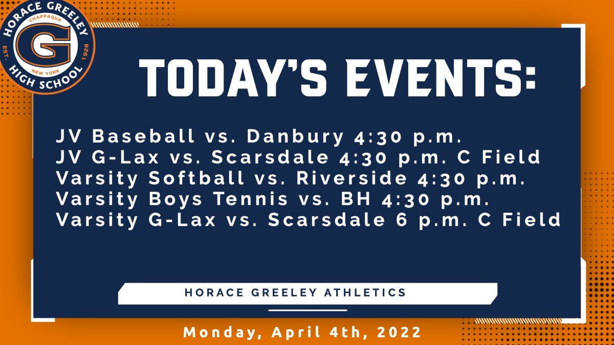 Greeley Sports (@greeleysports) on Twitter photo A busy Monday on campus today - good luck everyone! <a href="/chappaqua_csd/">Chappaqua Central School District</a> <a href="/ChappaquaPTA/">ChappaquaPTA</a> <a href="/CCSD_HPE/">Chappaqua CSD_Physical Education and Health</a> <a href="/AT4HGHS/">Rachel Marino</a> <a href="/Quaker_Sports/">Greeley Sports Boosters</a> <a href="/chackerman1/">Christine Trodden Ackerman</a> A busy Monday on campus today - good luck everyone! <a href="/chappaqua_csd/">Chappaqua Central School District</a> <a href="/ChappaquaPTA/">ChappaquaPTA</a> <a href="/CCSD_HPE/">Chappaqua CSD_Physical Education and Health</a> <a href="/AT4HGHS/">Rachel Marino</a> <a href="/Quaker_Sports/">Greeley Sports Boosters</a> <a href="/chackerman1/">Christine Trodden Ackerman</a>